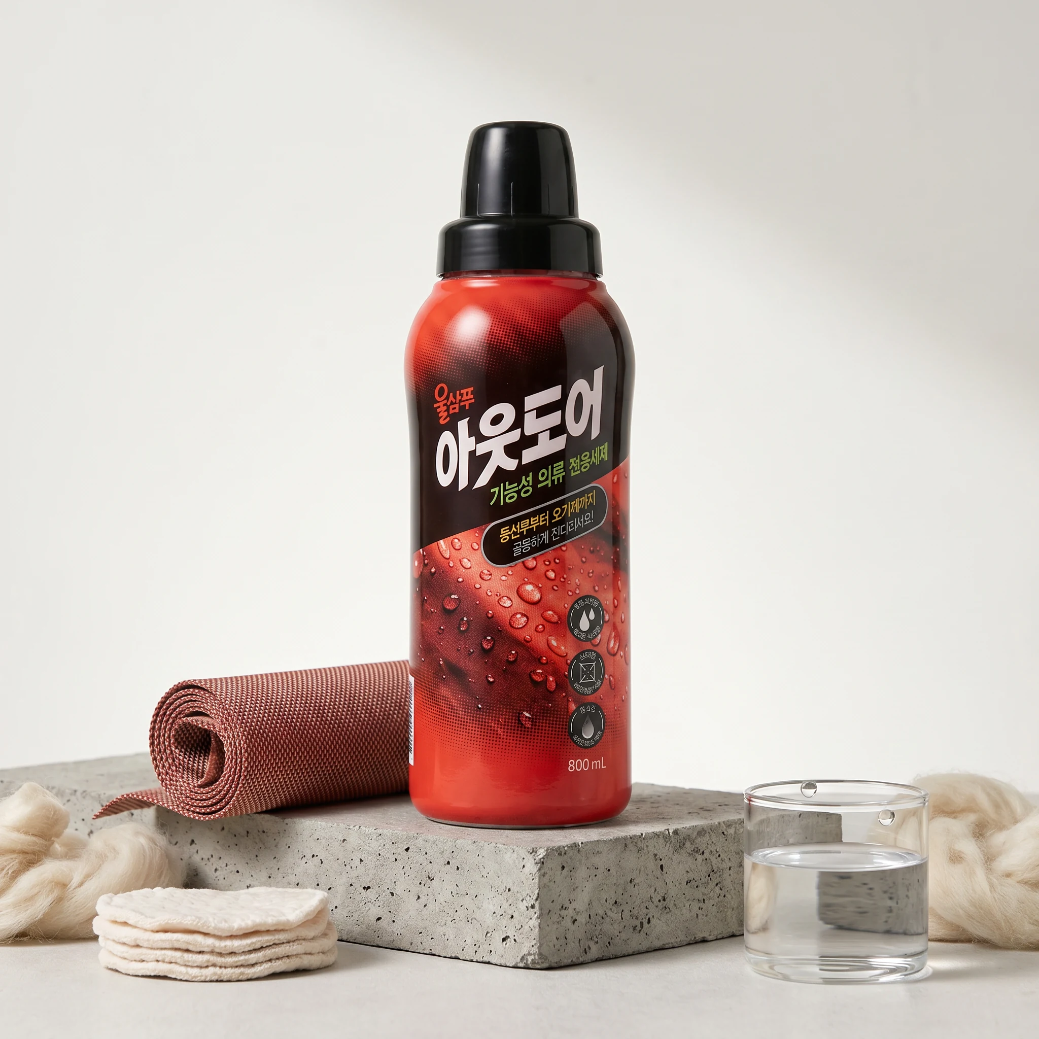 울샴푸 아웃도어 용기 800ml
