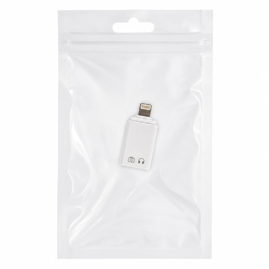아이폰젠더 USB C to 라이트닝 8핀 OTG 젠더 오디오 화이트